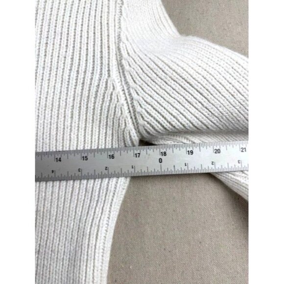 Young Republic White & Black Greek Key Design Wool Blend Men's Size M Sweater - Picture 6 of 11